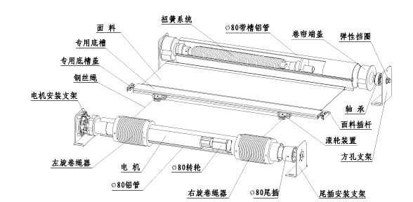 凱美隆FSS天棚簾